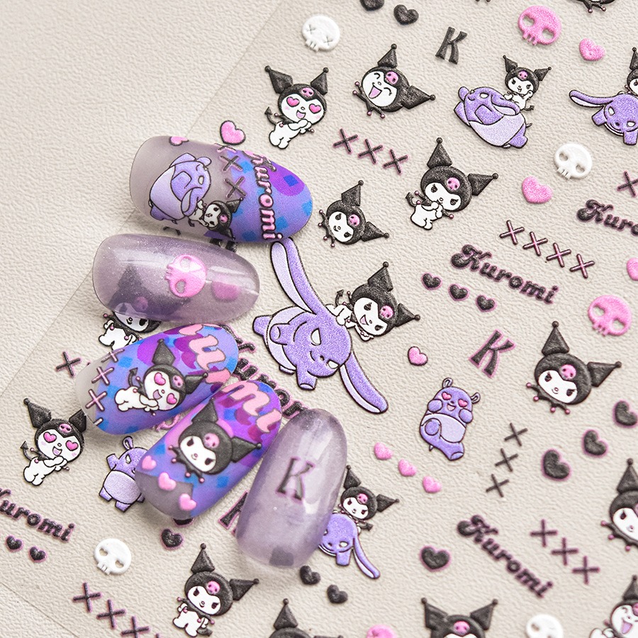 Anime Merchandise Nepal - 1PCS 5D Sanrio Cartoon Kuromi Melody
