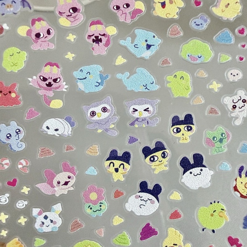 Tamagotchi Anime Cute Nail Art - Anime Merchandise Nepal recension och pris