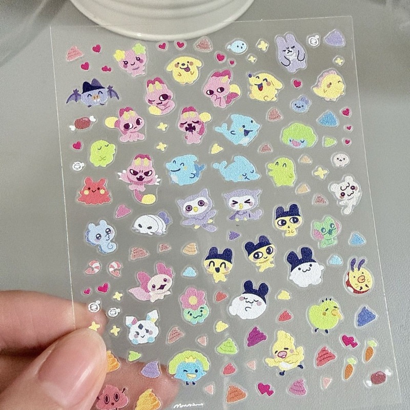 Tamagotchi Anime Cute Nail Art - Anime Merchandise Nepal recension och pris