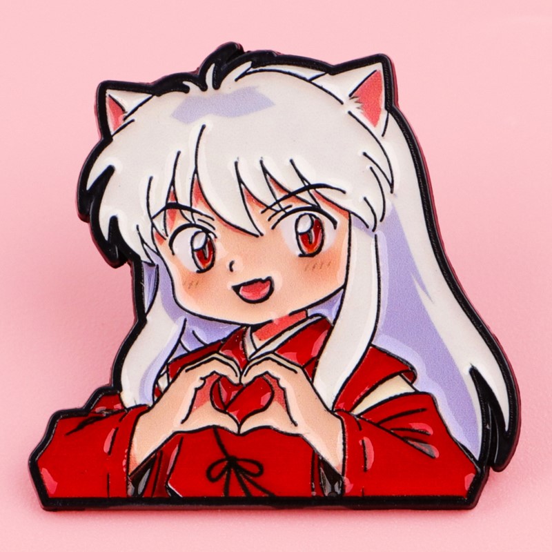 Cute Wolf Ear Fantasy Characte - Enamel Pin Set recension och pris