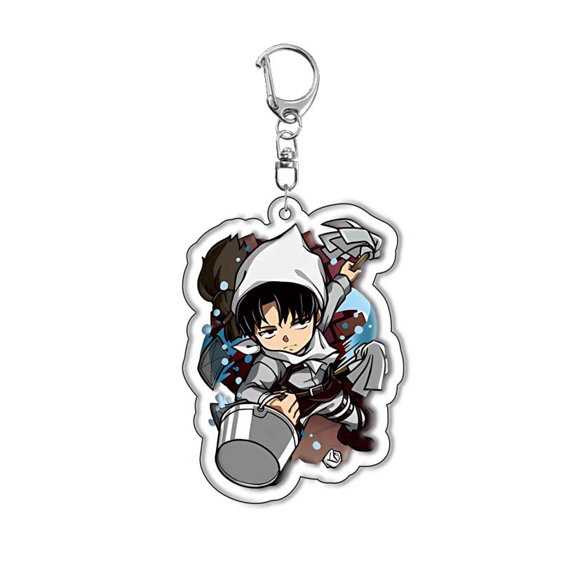 Attack on Titan Keychain Acryl - Anime Merchandise Keychains recension och pris