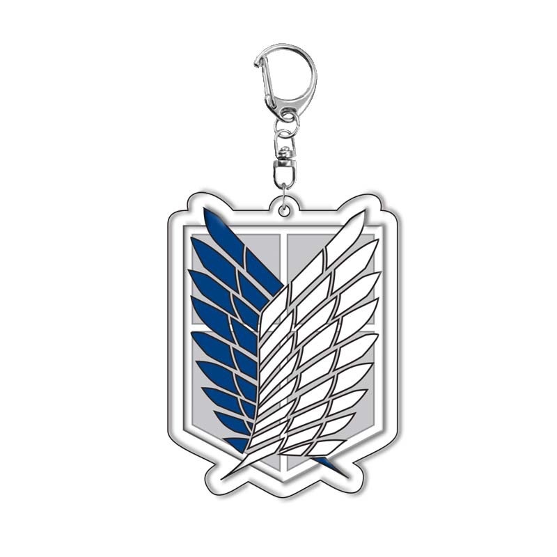 Attack on Titan Keychain Acryl - Anime Merchandise Keychains recension och pris