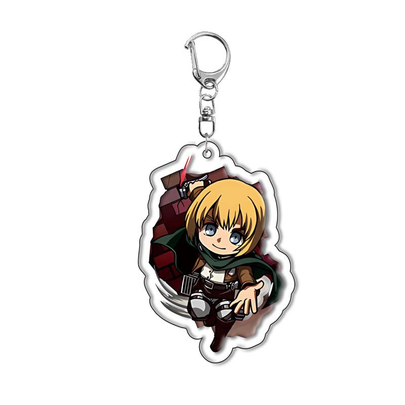 Attack on Titan Keychain Acryl - Anime Merchandise Keychains recension och pris