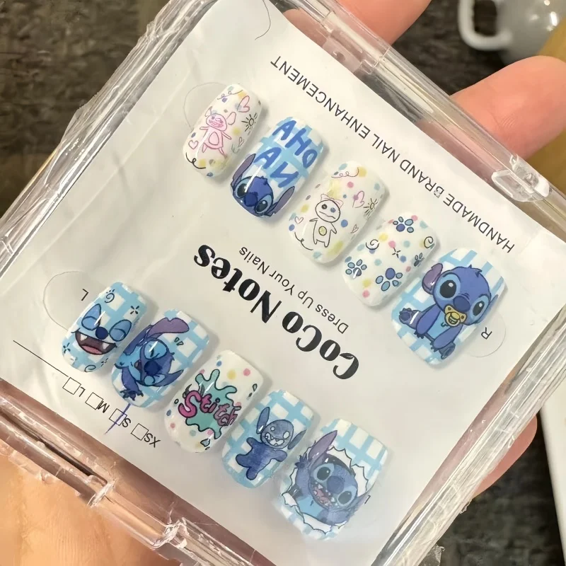 Disney Stitch Fake Nails Cute  - Anime Merchandise Nepal recension och pris
