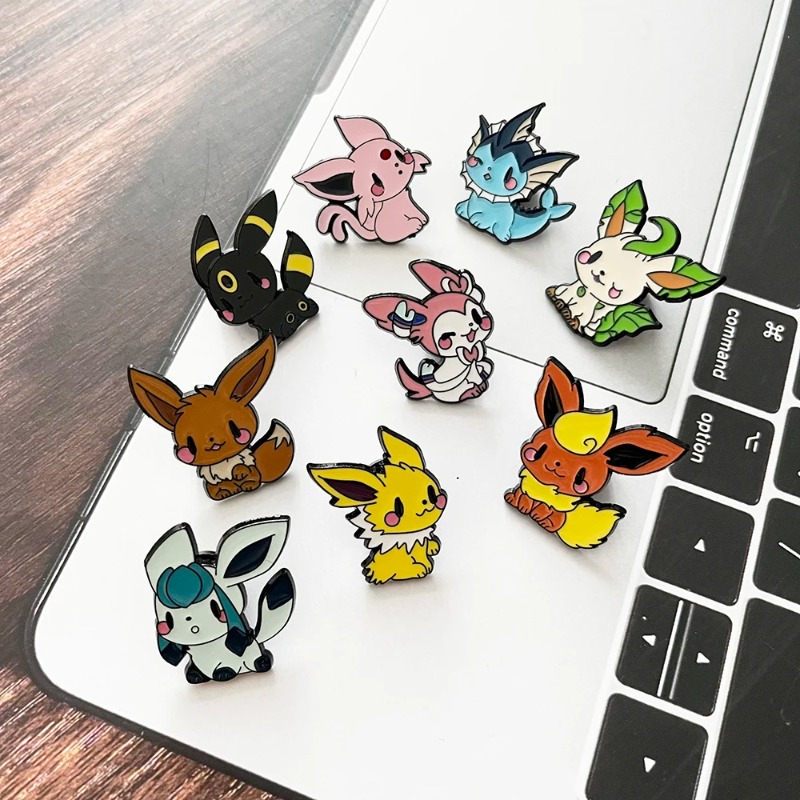 Hot 9 Pcs Anime Elf Brooch Set - Enamel Pin Set recension och pris