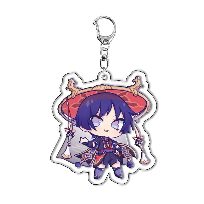 Genshin Impact Traveler Wander - Anime Merchandise Keychains recension och pris