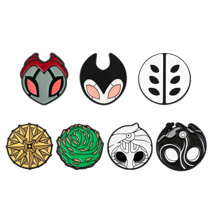 Hollow Knight Alloy Drip Oil E - Enamel Pin Set recension och pris