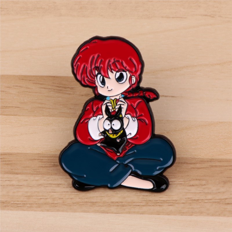 Cute Q Version Cartoon Girl Bl - Enamel Pin Set recension och pris