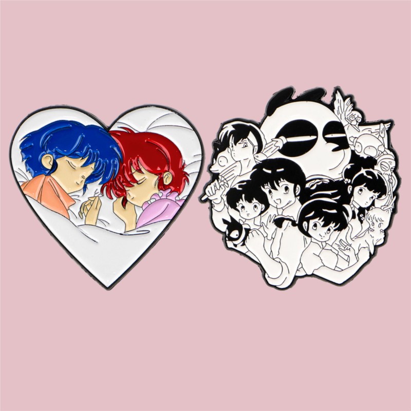 Cute Q Version Cartoon Girl Bl - Enamel Pin Set recension och pris