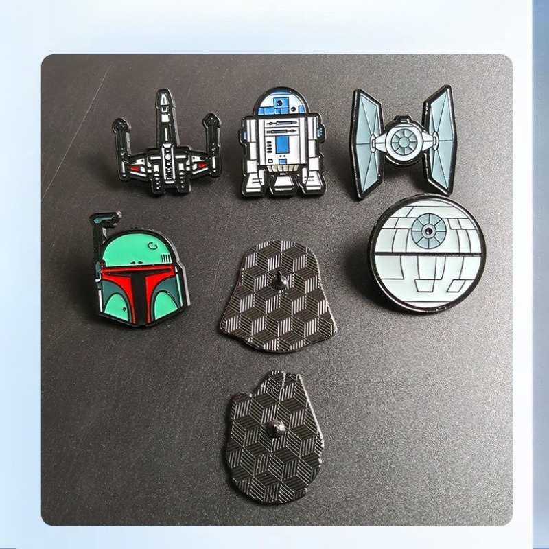5/6/7pcs Cute Monster Brooche  - Enamel Pin Set recension och pris
