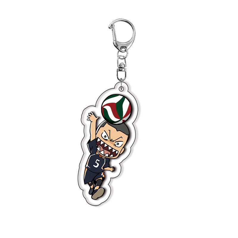 Anime Haikyuu Keychain Acrylic - Anime Merchandise Keychains recension och pris