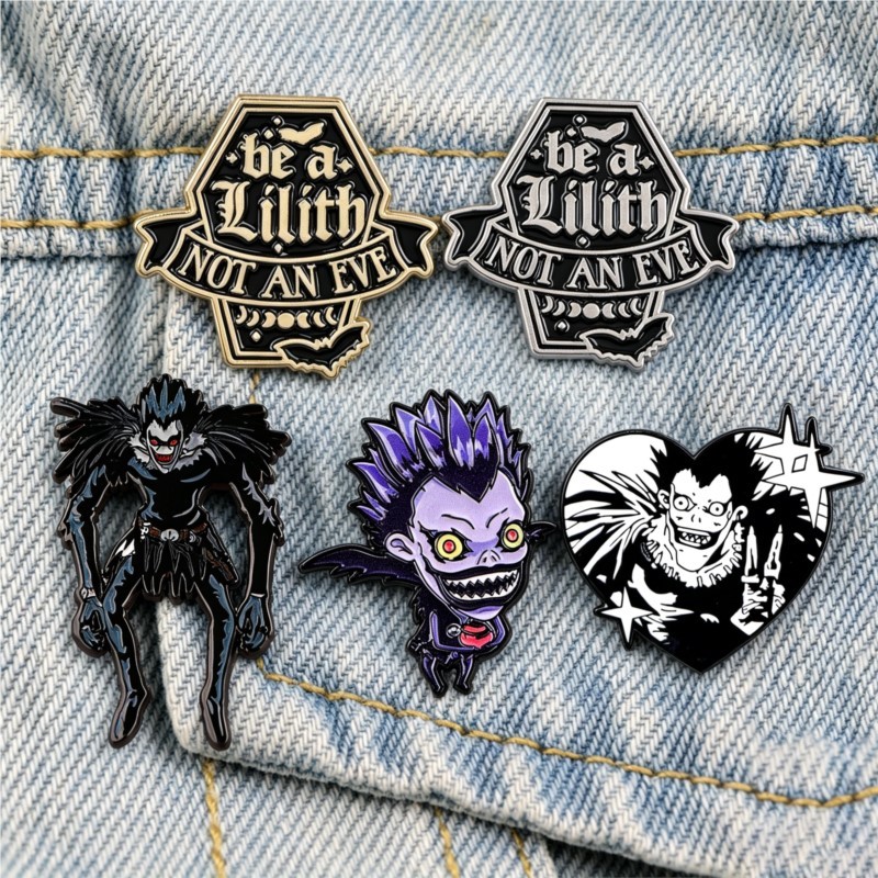 Cute Gothic Dark Demon Monster - Enamel Pin Set recension och pris